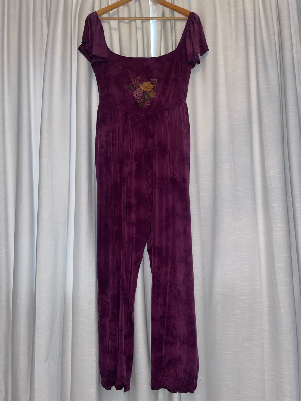 Purusha People 🌸 Jumpsuit w/ Flutter Sleeves | The Gathering Aphrodite Jumpsuit - Picture 3 of 9